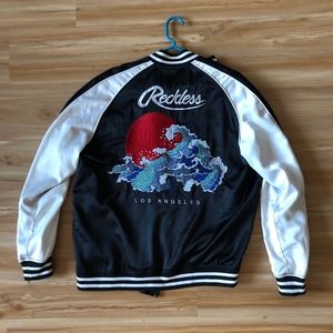 Young & Reckless embroidered bomber jacket